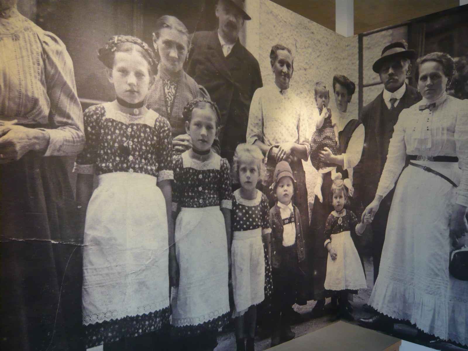 historisches Foto Großfamilie